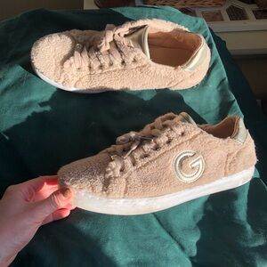 Cozy Tan Fur Women's Sneakers G Sz 8